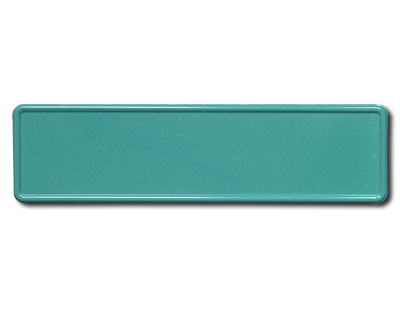 09. Nameplate green reflective 340 x 90 mm